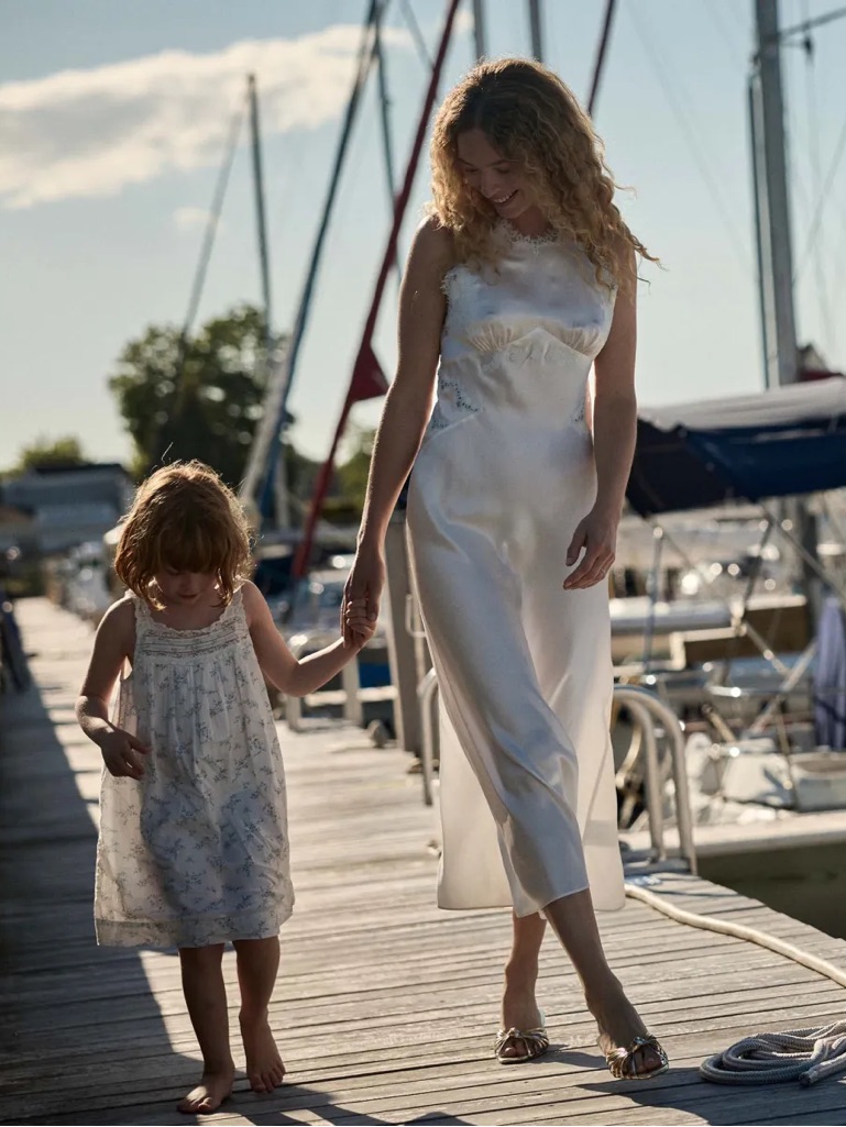 Nwot Doen Odelina Dress In Salt